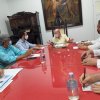 Prefeito de São Vicente, Kayo Amado, e deputado estadual, Paulo Corrêa Junior, visitam a Santa Casa de Santos